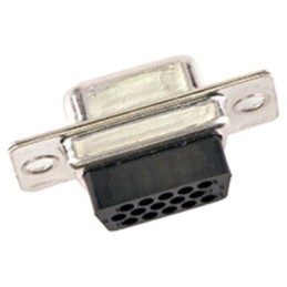 100 pcs - FCT from Molex 173109 15 Way Panel Mount D-sub Connector Socket, 1.98mm Pitch