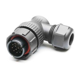1 pcs - RS PRO Circular Connector, 12 Contacts, Cable Mount, Plug, Male, IP67