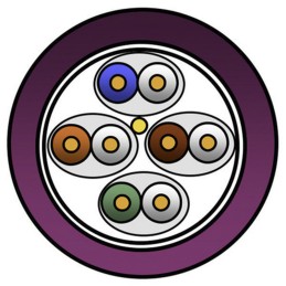 1 Reel of 500 M - Belden Cat6a Ethernet Cable, U/FTP, Blue LSZH Sheath, 500m, Low Smoke Zero Halogen (LSZH)