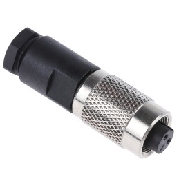 100 pcs - binder Circular Connector, 2 Contacts, Cable Mount, M9 Connector, Socket, Female, IP67, 712 Series