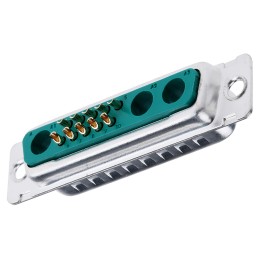 1 pcs - Amphenol ICC DW 13 Way Panel Mount D-sub Connector Plug