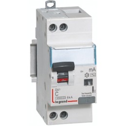 1 pcs - Legrand RCD Switch, 10A Current Rating, 1P+N Poles, 30mA Trip Sensitivity, Type B, DX Range