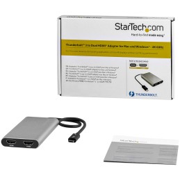 1 pcs - StarTech.com USB C to HDMI Adapter, USB 3.1, 2 Supported Display(s) - 4K @ 60Hz