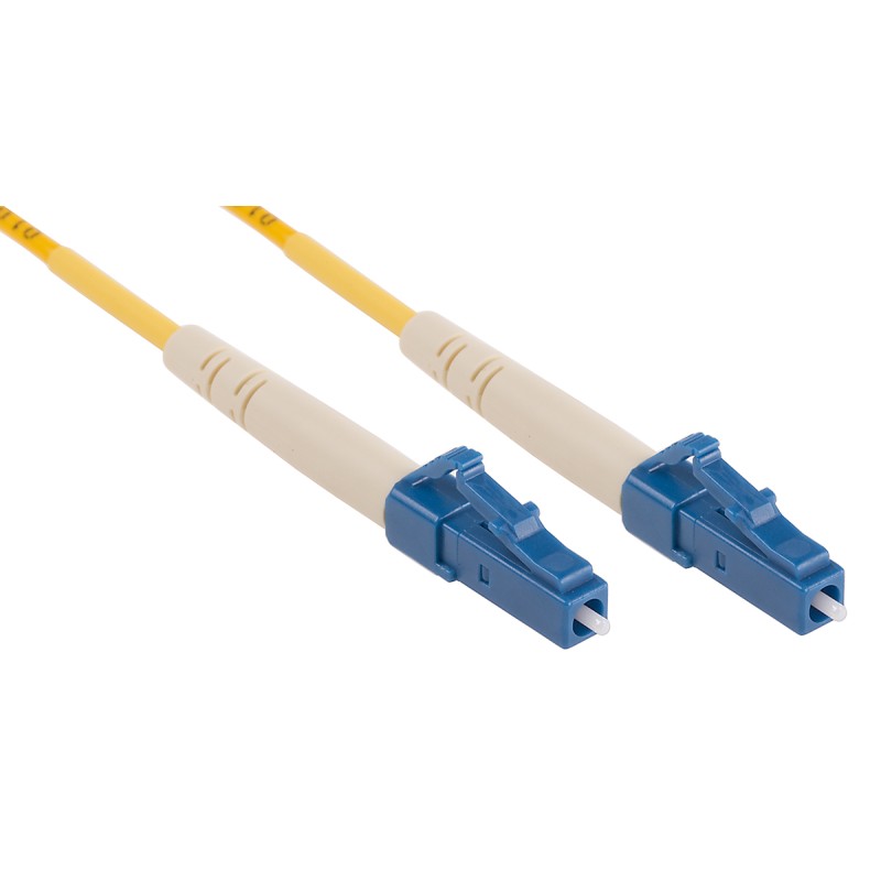 1 pcs - RS PRO LC to LC Simplex Single Mode OS1 Fibre Optic Cable, 9/125μm, Yellow, 2m