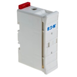 1 pcs - Eaton 32A Rail Mount Fuse Holder for F1 Fuse, 1P, 550V ac