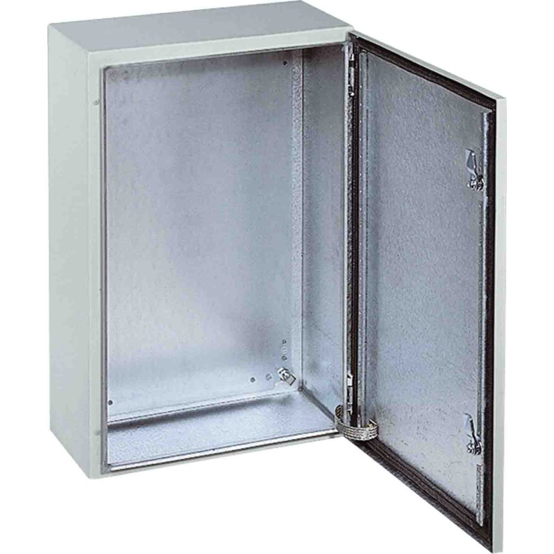1 pcs - Schneider Electric Spacial S3HF Series Zinc Coated Steel Wall Box, IP55, 400 mm x 300 mm x 200mm