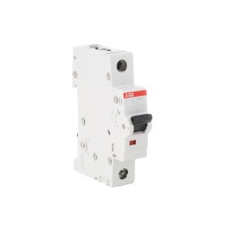 1 pcs - ABB System Pro M Compact S200 MCB, 1P, 6A Curve B, 253V AC, 72V DC, 6 kA Breaking Capacity