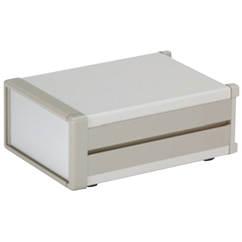 1 pcs - Takachi Electric Industrial Grey Aluminium Project Box, 280 x 260 x 177mm