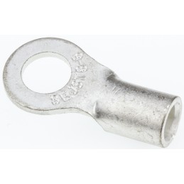 50 pcs - JST, R Uninsulated Ring Terminal, 6mm Stud Size, 6.6mm² to 10.5mm² Wire Size