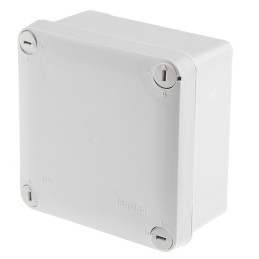 1 pcs - Legrand Plexo Series Grey ABS Junction Box, IP55, 105 x 105 x 55mm