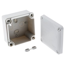 1 pcs - Legrand Plexo Series Grey ABS Junction Box, IP55, 105 x 105 x 55mm