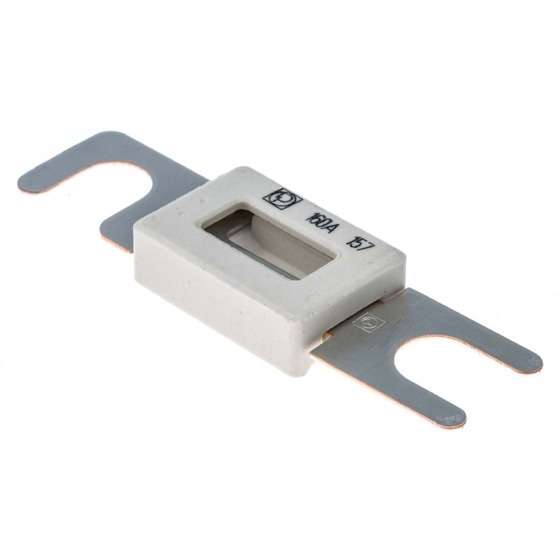 1 pcs - Littelfuse 160A Grey, White Fuse Strips Car Fuse, 48V dc