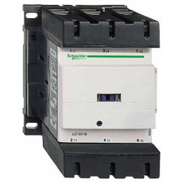 1 pcs - Schneider Electric LC1D Series Contactor, 115 V ac Coil, 3-Pole, 115 A, 55 kW, 3NO, 1 kV ac