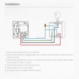 Smart zigbee light switch