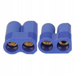 10 Set EC8 Plug 8mm Gold Plated Brass Male