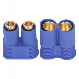 10 Set EC8 Plug 8mm Gold Plated Brass Male