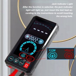 Digital multimeter with touch screen
