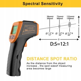 Hand-held infrared thermometer