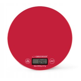 Eks003r Esperanza kitchen scale mango red