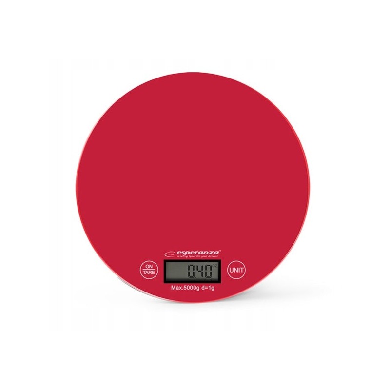 Eks003r Esperanza kitchen scale mango red