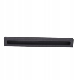 Graphite mold in the shape of a strip, crucible ingot
