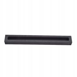 Graphite mold in the shape of a strip, crucible ingot