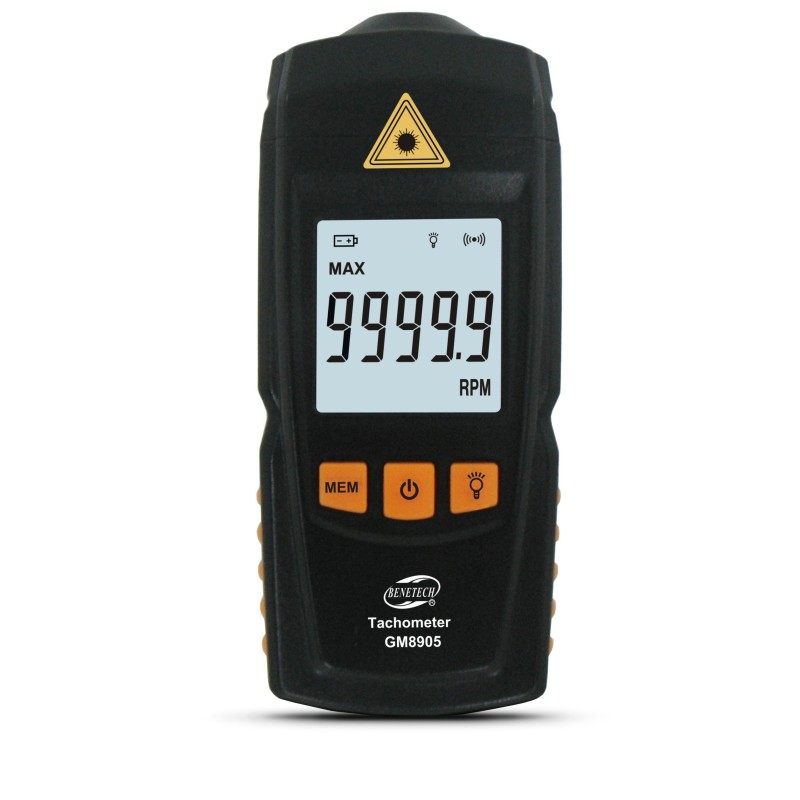 Benetech GM8905 tachometer optical method