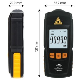 Benetech GM8905 tachometer optical method