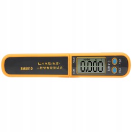 Hand-held resistance capacity tester