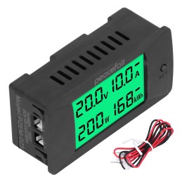 Meter of electrical parameters wattmeter dc