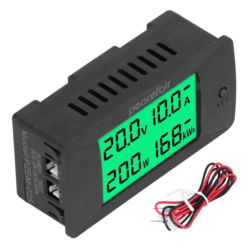 Meter of electrical parameters wattmeter dc