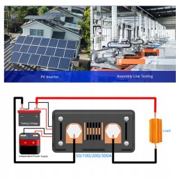 Meter of electrical parameters wattmeter dc