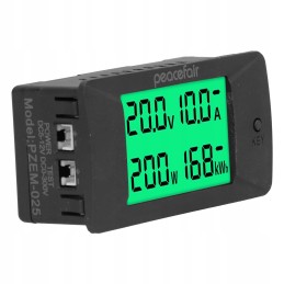 Meter of electrical parameters wattmeter dc