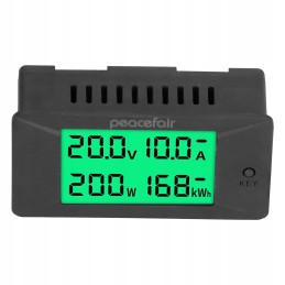Meter of electrical parameters wattmeter dc