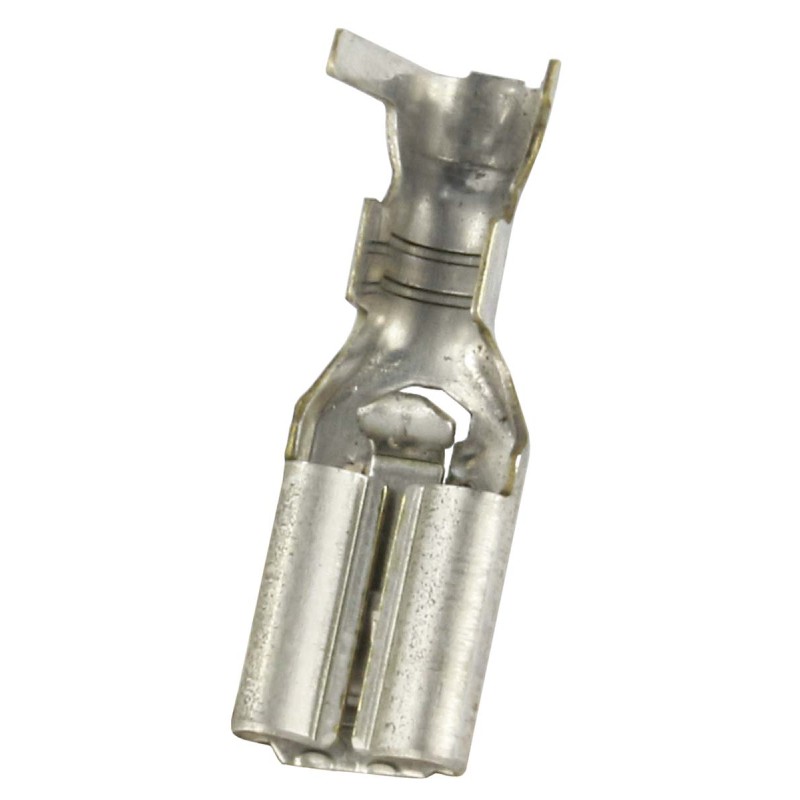 1 Bag of 100 - RS PRO Uninsulated Female Spade Connector, Receptacle, 4.75 x 0.5mm Tab Size