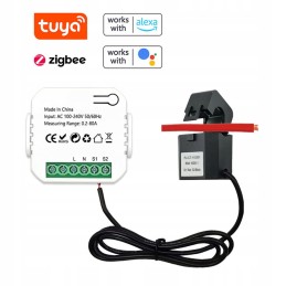 Tuya zigbee energy meter 80a clamp