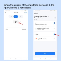 Tuya zigbee energy meter 80a clamp