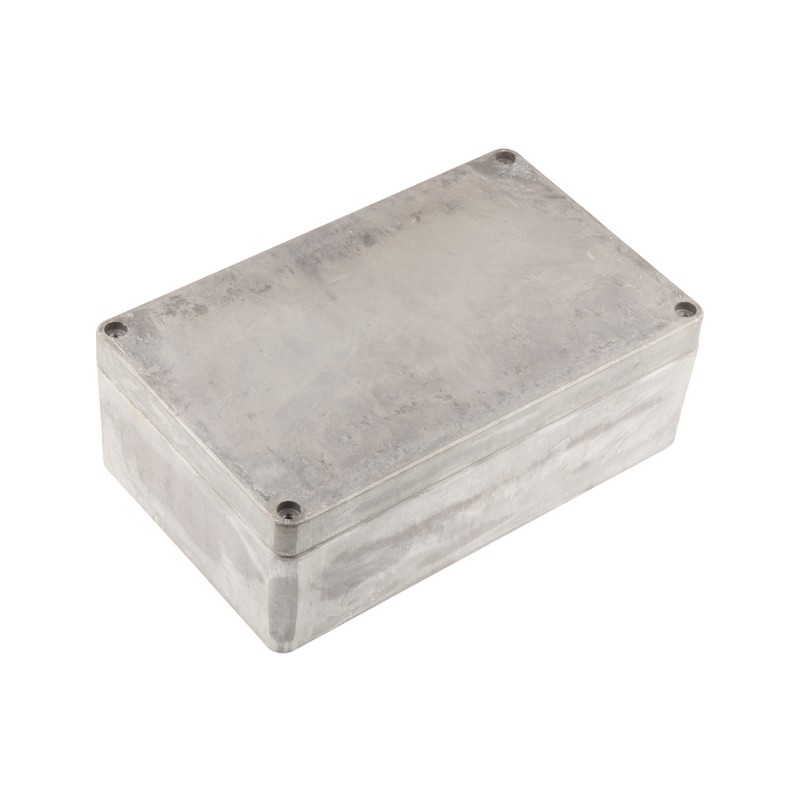 1 pcs - RS PRO Silver Die Cast Aluminium Enclosure, IP66, Silver Lid, 260 x 160 x 90mm