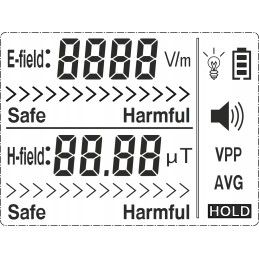 Electromagnetic field meter, CE wave tester