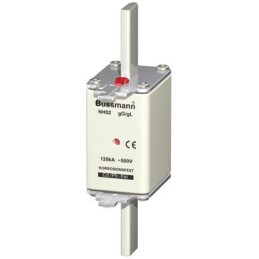 1 pcs - Eaton 200A Centred Tag Fuse, NH02, 500V ac