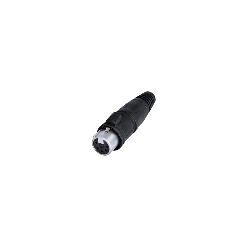 1 pcs - Re-An Products Socket Mount XLR Connector, Female, IP65, 5 Way