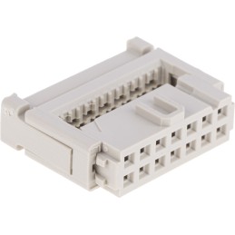 100 pcs - Harting 14-Way IDC Connector Socket for Cable Mount, 2-Row