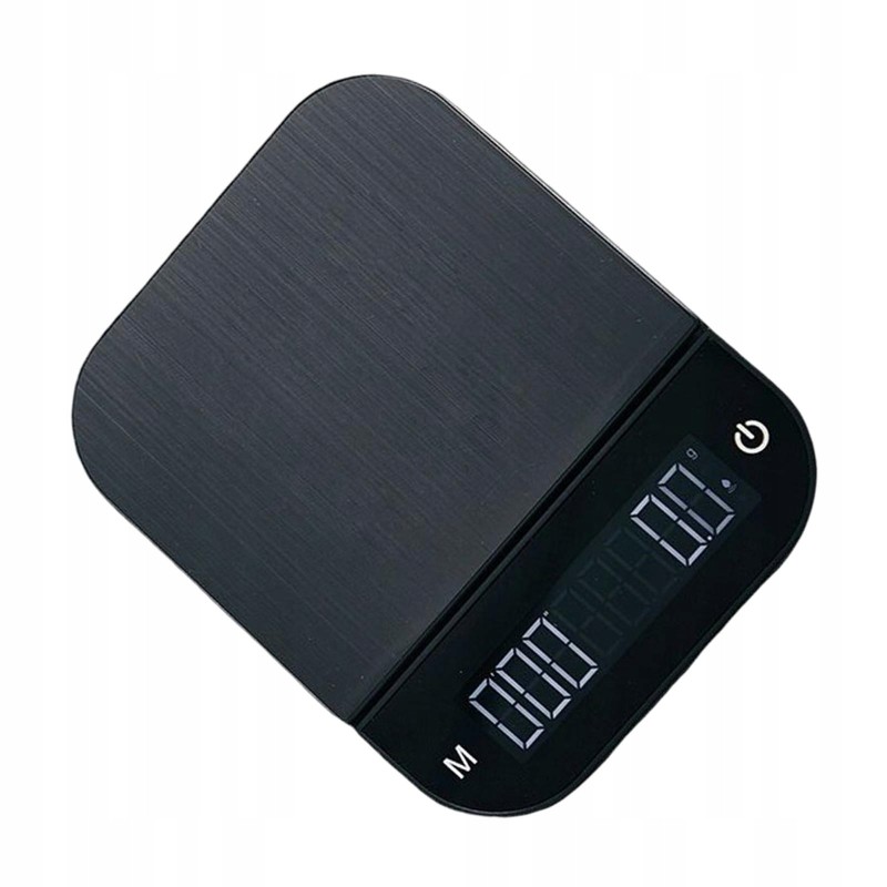 Electronic pocket scale for weighing coffee while traveling