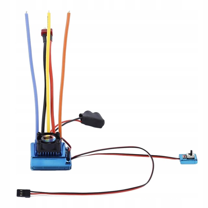 Blue brushless ESC speed controller with 120a sensor for rc truck 1 8 1 10