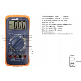 Vorel digital multimeter
