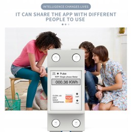 Tuya wifi smart energy meter meter