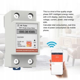 Tuya wifi smart energy meter meter