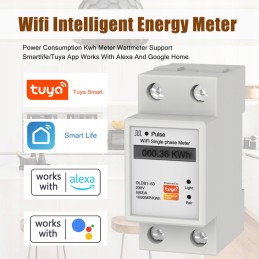 Tuya wifi smart energy meter meter
