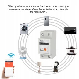 Tuya wifi smart energy meter meter