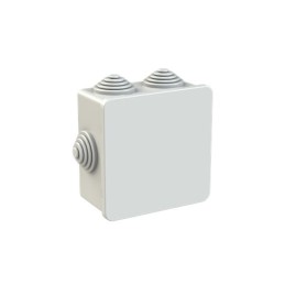 1 pcs - ABB Grey Thermoplastic Junction Box, IP44, 80 x 80 x 40mm